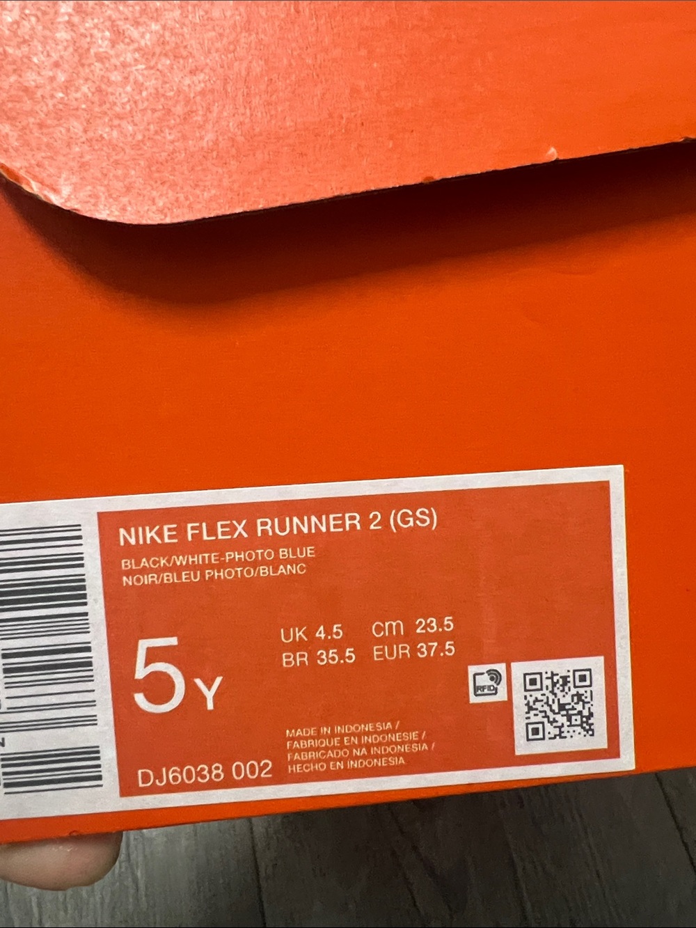 Nike Flex Runner 2 ( GS) - size 5Y like new! - Picture 6 of 15